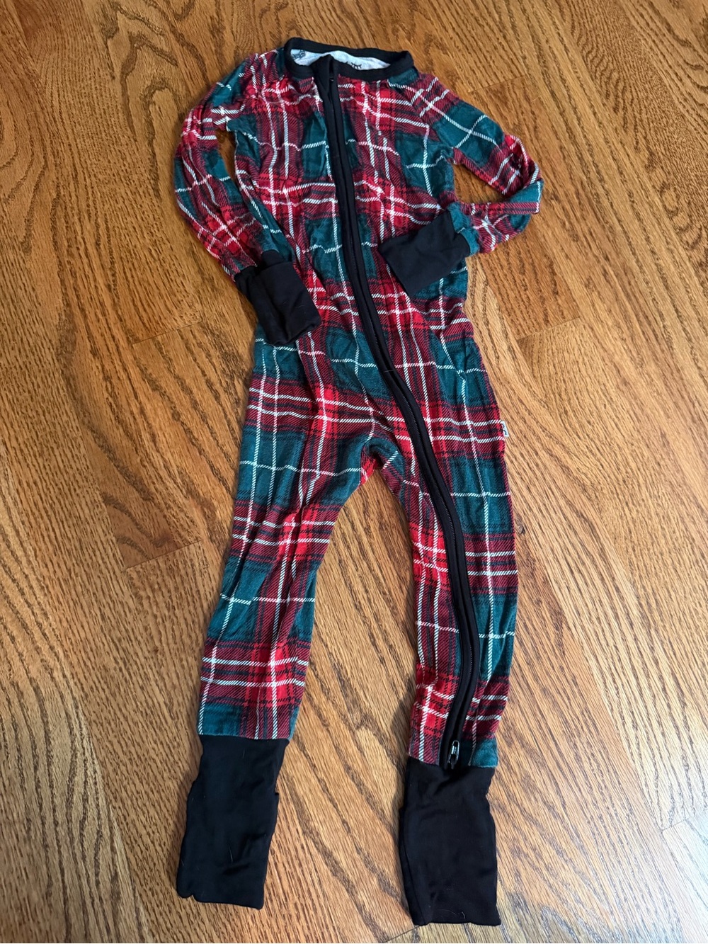 Little Sleepies Holiday Plaid